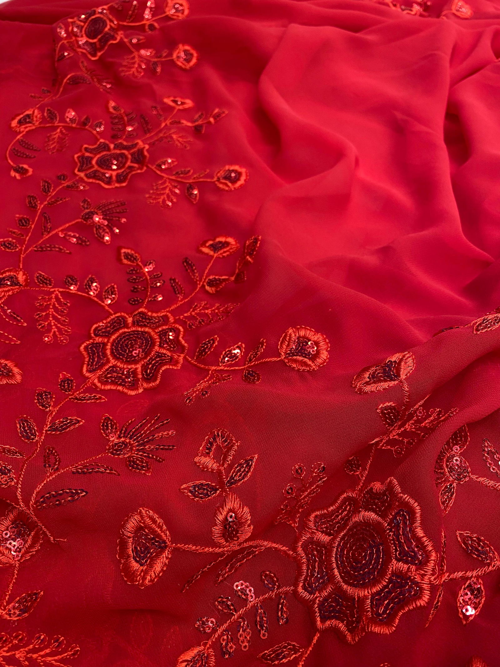  LG 1740 Georgette Party Wear Sarees Catalog